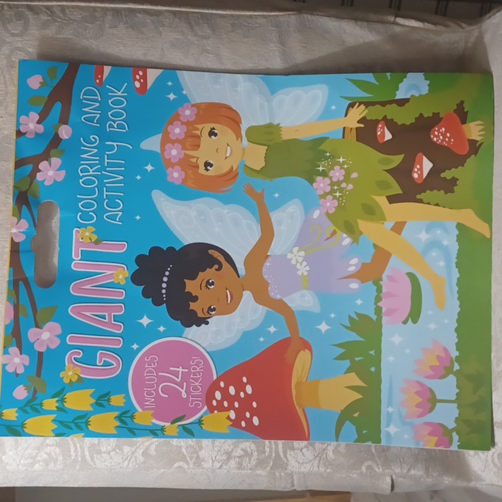 Giant Coloring and Activity Book with Stickers
